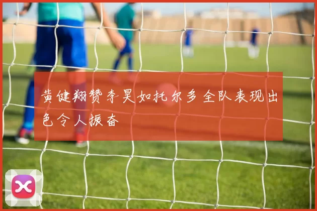 黄健翔赞李昊如托尔多全队表现出色令人振奋